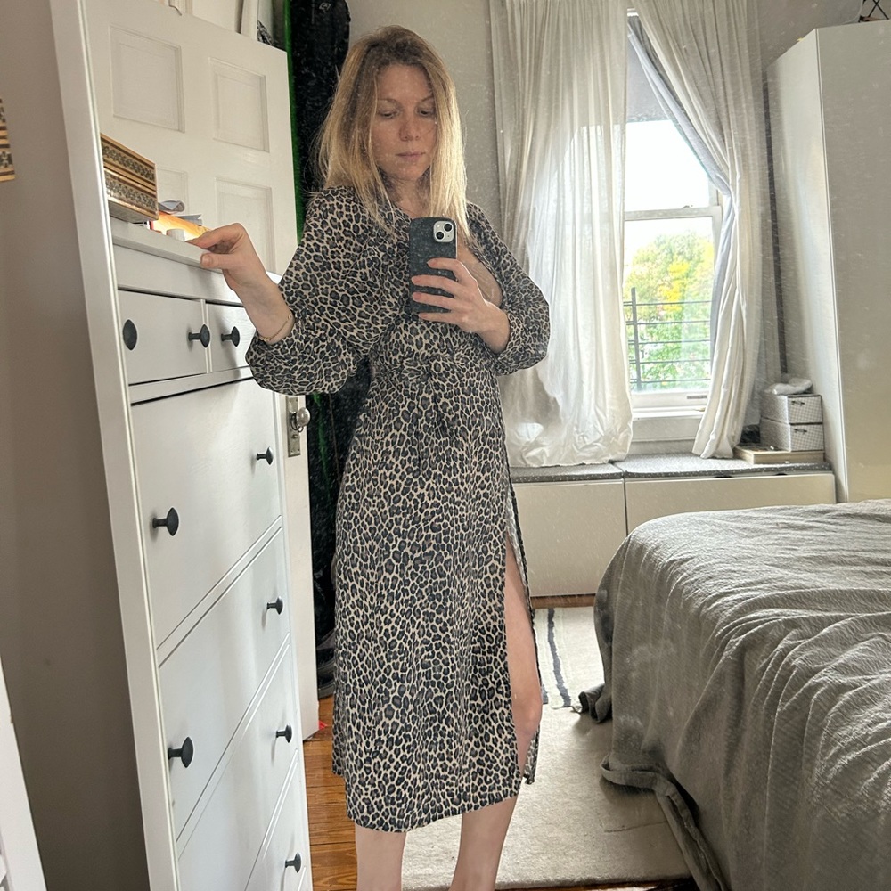 Never fully dressed leopard dress Size 6